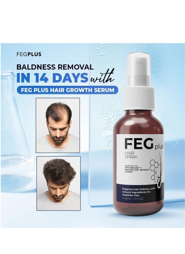 FEG Plus Hair Growth Spray for Head and Beard